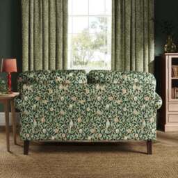 Jolene William Morris Bird & Pomegranate Print Velvet 2 Seater Sofa - thumbnail 2