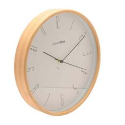 Hometime Bamboo Round Wall Clock - thumbnail 2