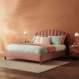 Silentnight Oriana Bed Frame, Velvet - thumbnail 2