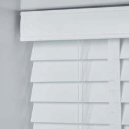 White Fauxwood 50mm Taped Venetian Blind - thumbnail 3