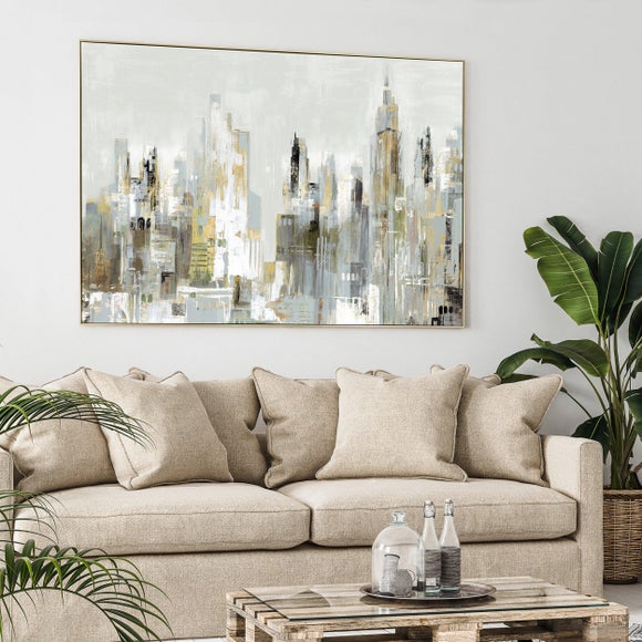 City Limits by Valeria Mravyan Framed Canvas - image 1