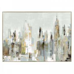 City Limits by Valeria Mravyan Framed Canvas - thumbnail 2