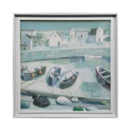 Pebble by Claire Henley Framed Canvas - thumbnail 3