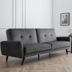 Monza Velvet Clic Clac Double Sofa Bed