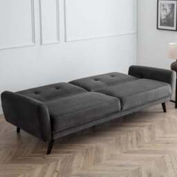Monza Velvet Clic Clac Double Sofa Bed - thumbnail 2
