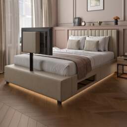 XR Living Maisie LED TV Ottoman Bed Frame - thumbnail 1