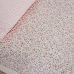 Set of 2 Ditsy Blooms 100% Cotton Fitted Sheets - thumbnail 1