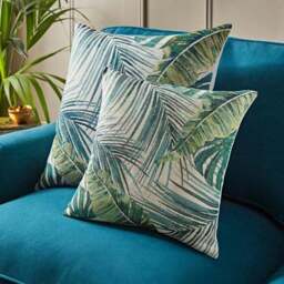 Palm Leaf Jacquard Cushion - thumbnail 6