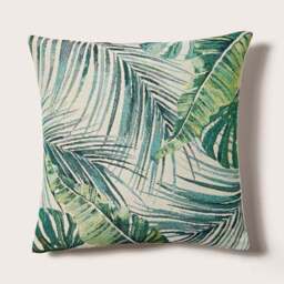 Palm Leaf Jacquard Cushion - thumbnail 3