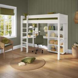 Classic Highsleeper with Desk and Bookcase - thumbnail 2