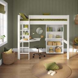 Classic Highsleeper with Desk and Bookcase - thumbnail 3