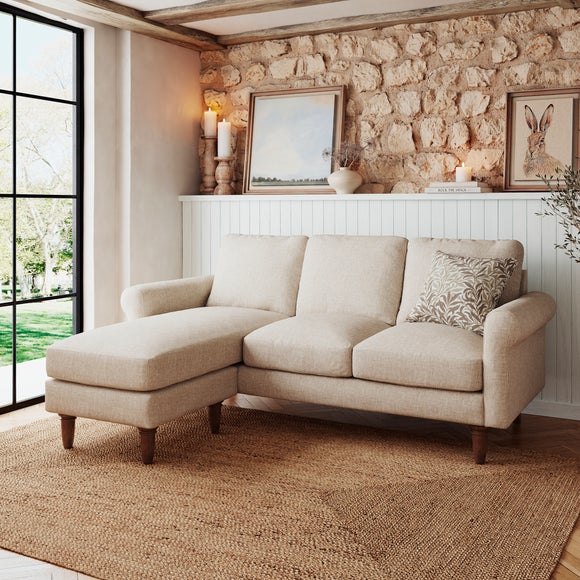 Maeve Compact Flatweave Corner Chaise Sofa - image 1