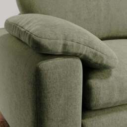 Magnus Vintage Soft Chenille Corner Chaise Sofa - thumbnail 5