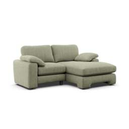 Magnus Vintage Soft Chenille Corner Chaise Sofa - thumbnail 6