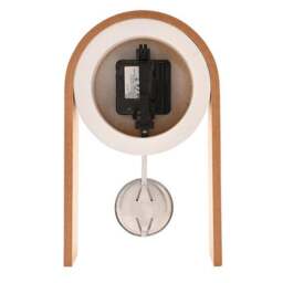 Interval Mid-Century Arched Pendulum Wooden Desk Clock - thumbnail 5