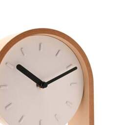 Interval Mid-Century Arched Pendulum Wooden Desk Clock - thumbnail 4