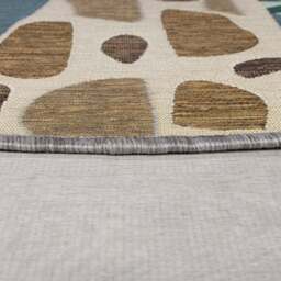 Eric Giraffe Tropical Outdoor Circle Rug - thumbnail 4