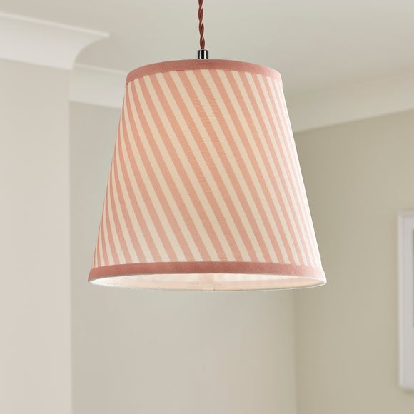 Country Stripe Tapered Lamp Shade - image 1