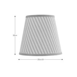 Country Stripe Tapered Lamp Shade - thumbnail 5
