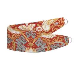 Strawberry Thief Velvet Made to Order Curtain Tieback - thumbnail 2