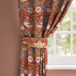Strawberry Thief Velvet Made to Order Curtain Tieback - thumbnail 1