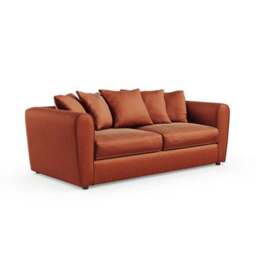 Blake Curved Arm Opulent Velvet 3 Seater Sofa - thumbnail 5