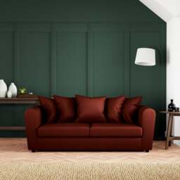 Blake Curved Arm Opulent Velvet 3 Seater Sofa - thumbnail 1
