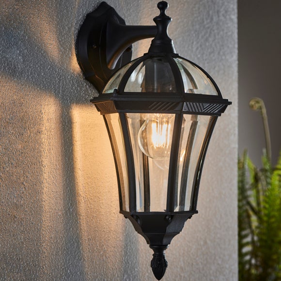 Vogue Drayton Outdoor Wall Light Black - image 1