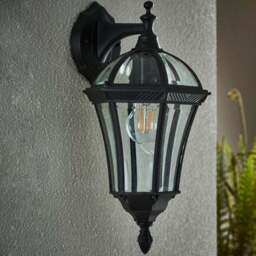 Vogue Drayton Outdoor Wall Light Black - thumbnail 3