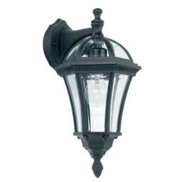 Vogue Drayton Outdoor Wall Light Black - thumbnail 2