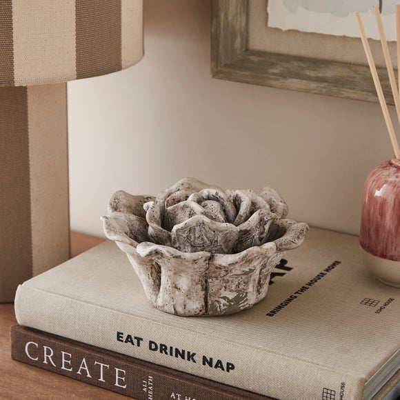 Concrete Flower Ornament - image 1