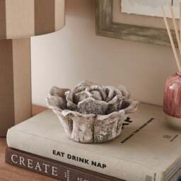 Concrete Flower Ornament