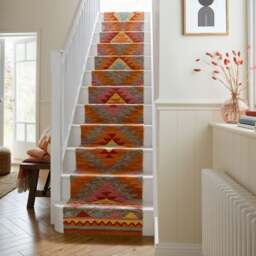 Roshni Kilim Wool Stair Runner - thumbnail 1