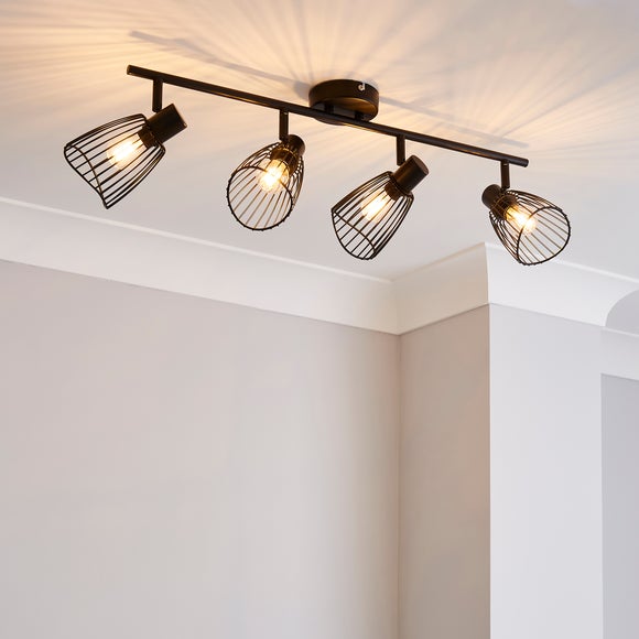 Elements Jaula 4 Light Semi Flush Spotlight Bar - image 1