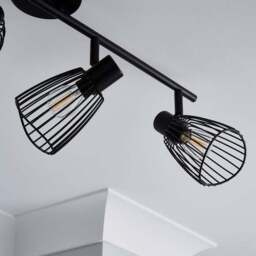 Elements Jaula 4 Light Semi Flush Spotlight Bar - thumbnail 3