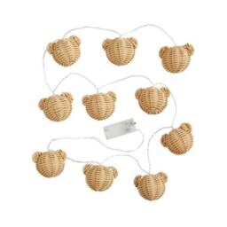 Teddy Rattan 8 LED String Lights - thumbnail 5