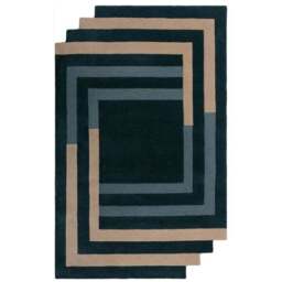 Labyrinth Shaped Wool Rug - thumbnail 5