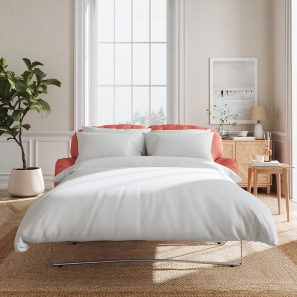 Martha Matte Plush Velvet 2 Seater Double Sofa Bed - image 1
