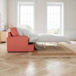 Martha Matte Plush Velvet 2 Seater Double Sofa Bed - thumbnail 2