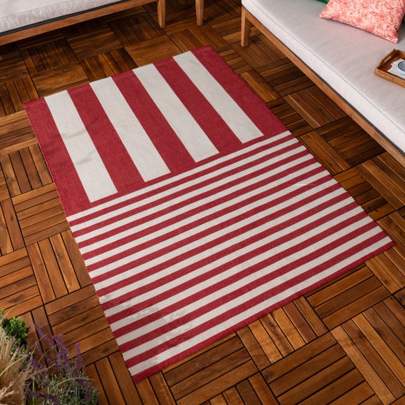 Furn Deck Stripe Indoor Outdoor Rug - image 1