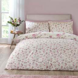 Catherine Lansfield Avebury Floral Polycotton Duvet Cover & Pillowcase Set - thumbnail 3