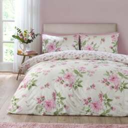 Catherine Lansfield Avebury Floral Polycotton Duvet Cover & Pillowcase Set - thumbnail 1