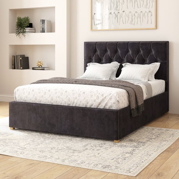 Olivier Plush Velvet Adjustable Bed - image 1