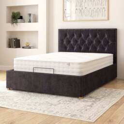Olivier Plush Velvet Adjustable Bed - thumbnail 2