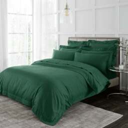Hotel 230 Thread Count 100% Cotton Sateen Fitted Sheet - thumbnail 2