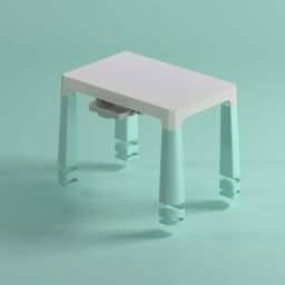 Liberty House Kids Height Adjustable Table And Two Chairs Set - thumbnail 3