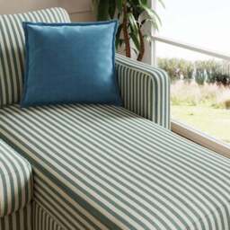 Jacob Linford Stripe Compact Corner Chaise Sofa - thumbnail 4