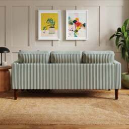 Jacob Linford Stripe Compact Corner Chaise Sofa - thumbnail 2