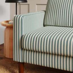 Jacob Linford Stripe Compact Corner Chaise Sofa - thumbnail 3