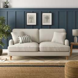 Beatrice II Luna Fabric 3 Seater Sofa